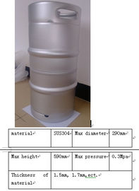 Barillet de bière standard américain en métal, barillet Etats-Unis 1/4bbl avec la lance micro de Matic