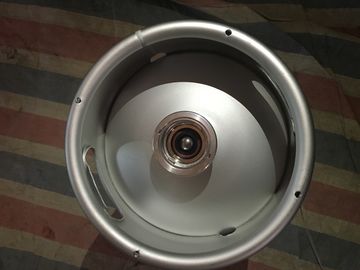 barillet de bière d'acier inoxydable de 20L USA sixième avec la copie de logo soudant deux fois le cou