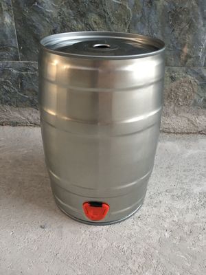 Barillet de bière en métal de catégorie comestible 5L avec la valve et le robinet
